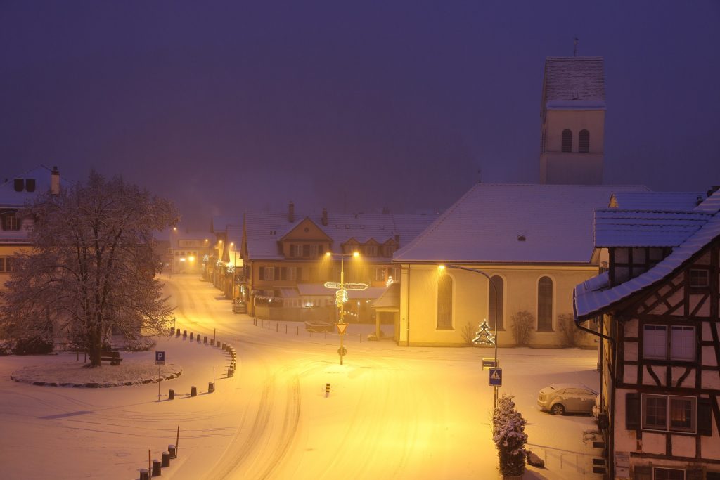 snowy village 