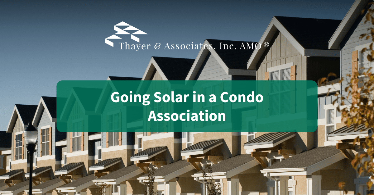 Going Solar in a Condo Association