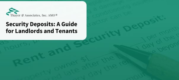 security deposit